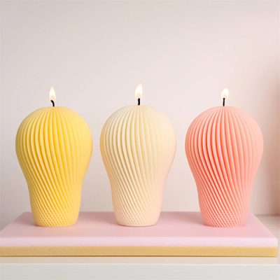 Spiral Balon Silikon Mum Kalıbı
